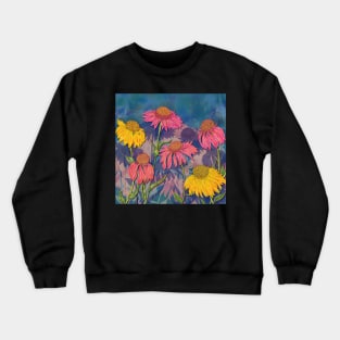 Colourful Coneflowers Crewneck Sweatshirt